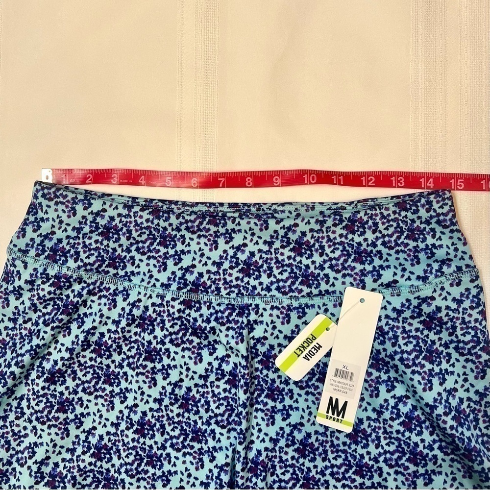 Nicole Miller Sport Skort Floral Media Pocket Sz XL NWT - Picture 9 of 12